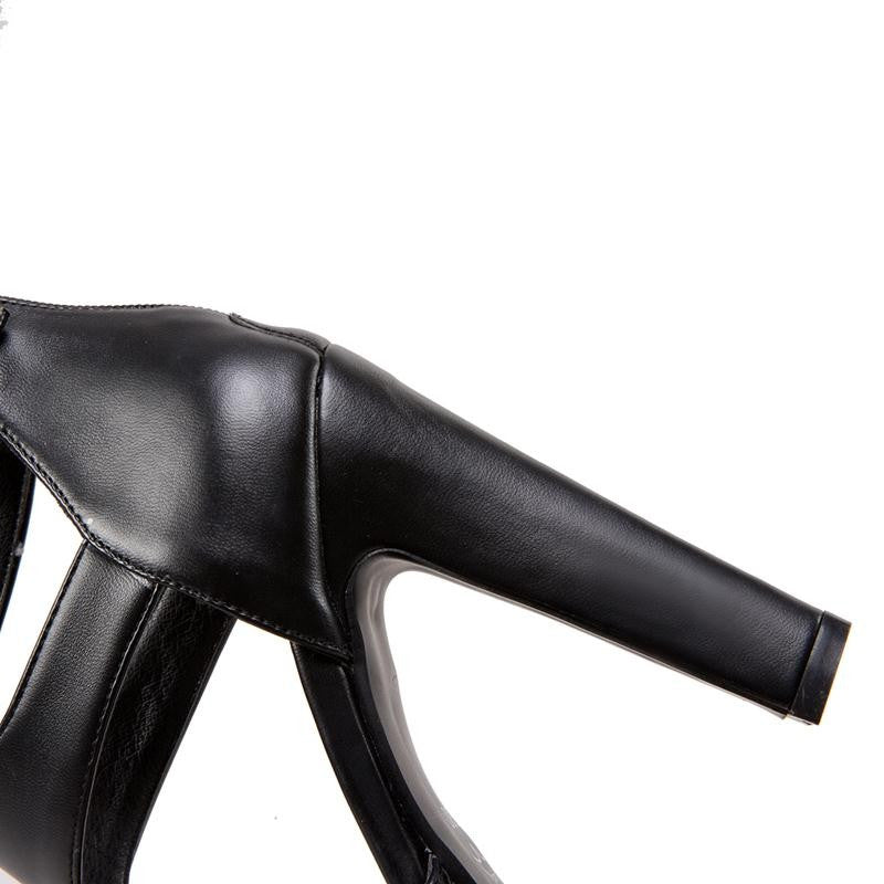 SANDÁLIA FEMININA DE COURO COM FIVELA - PODEROSA SHOP