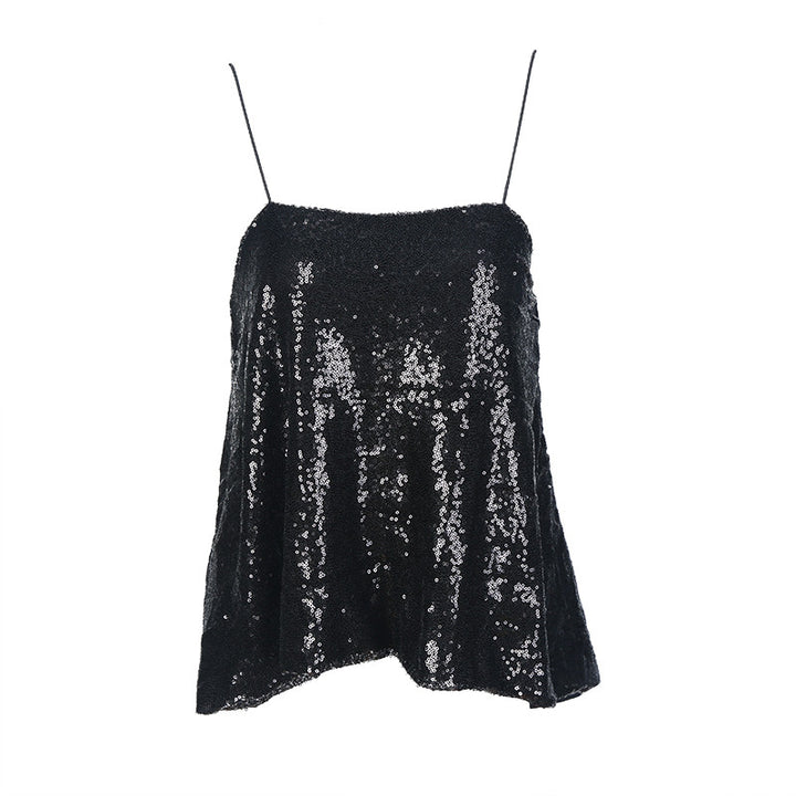 REGATA FEMININA COM PAETÊS - PODEROSA SHOP