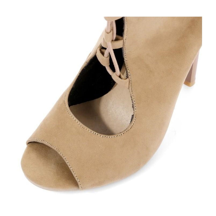 Sandália Gladiadora Cano Longo Amarração