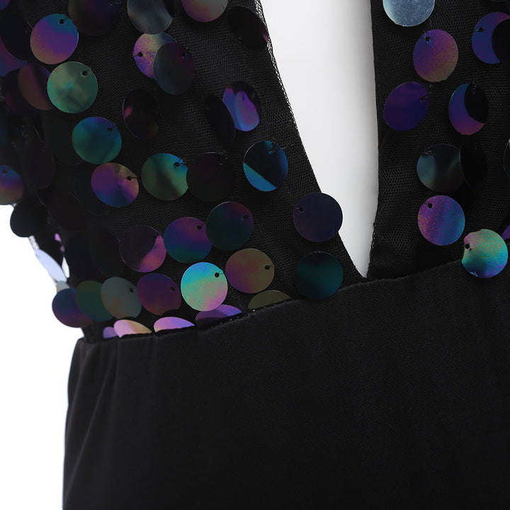 BODY LANTEJOULAS DECOTE CAVADO - PODEROSA SHOP