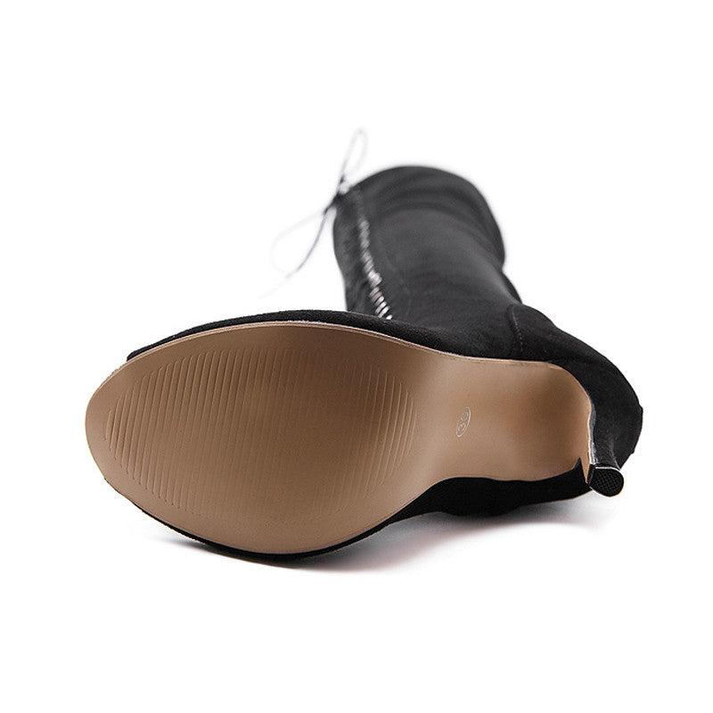 BOTA OVER THE KNEE VAZADA - PODEROSA SHOP