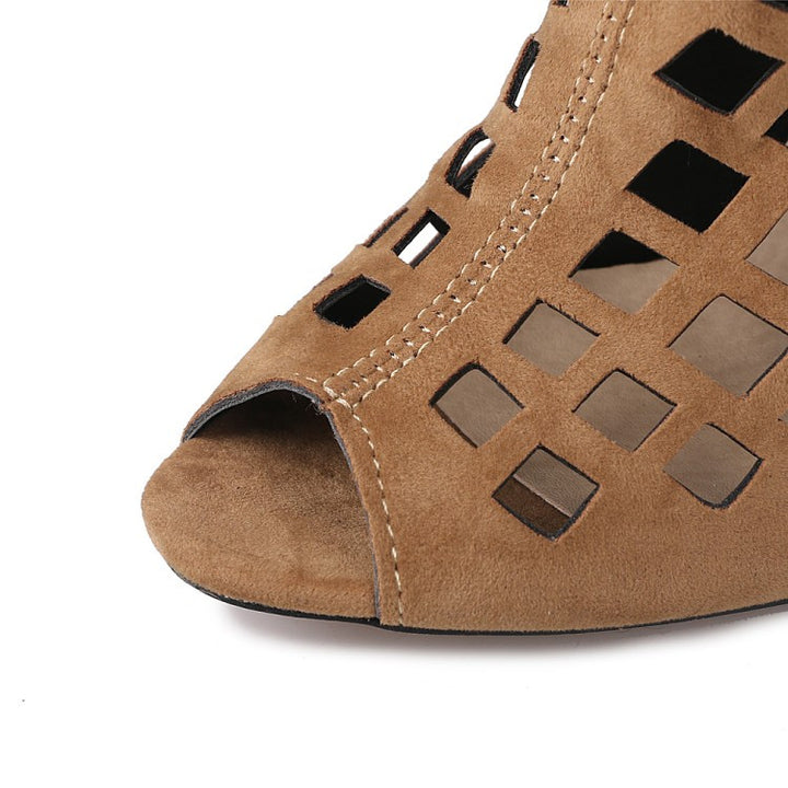 GLADIADORA CANO LONGO EM SUEDE - PODEROSA SHOP