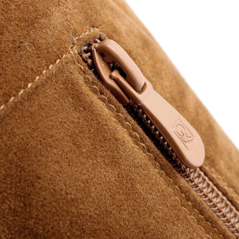 BOTA ANABELA OVER THE KNEE PELOS - PODEROSA SHOP