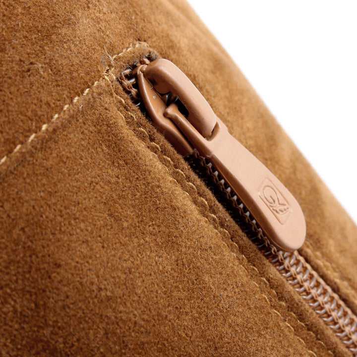 BOTA ANABELA OVER THE KNEE PELOS - PODEROSA SHOP