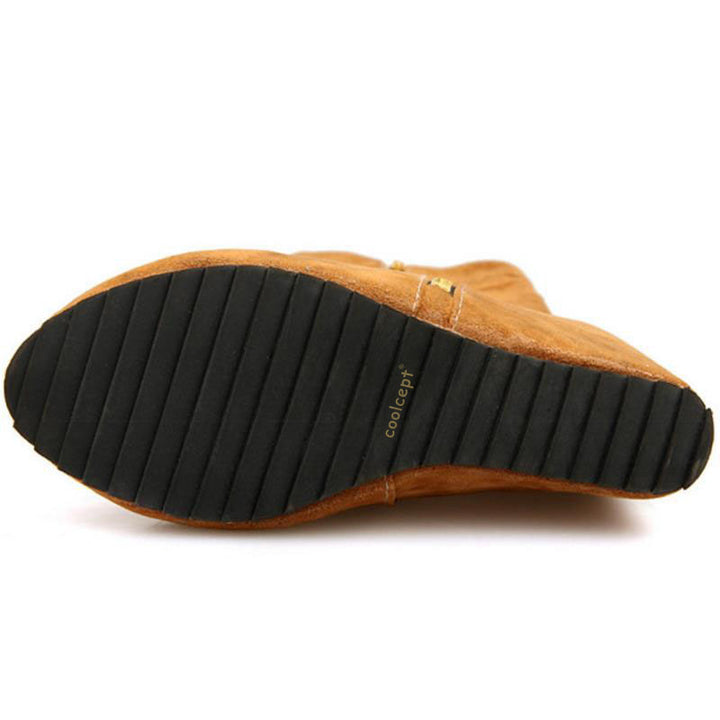 BOTA OVER THE KNEE DETALHE ZÍPER - PODEROSA SHOP